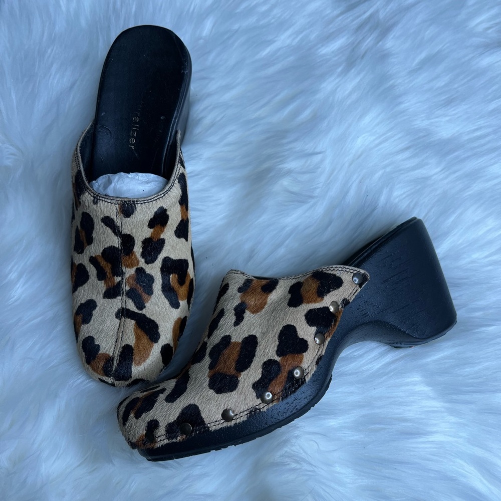 Neutralizer Cheetah Print Heeled Mule Y2K Size 7
